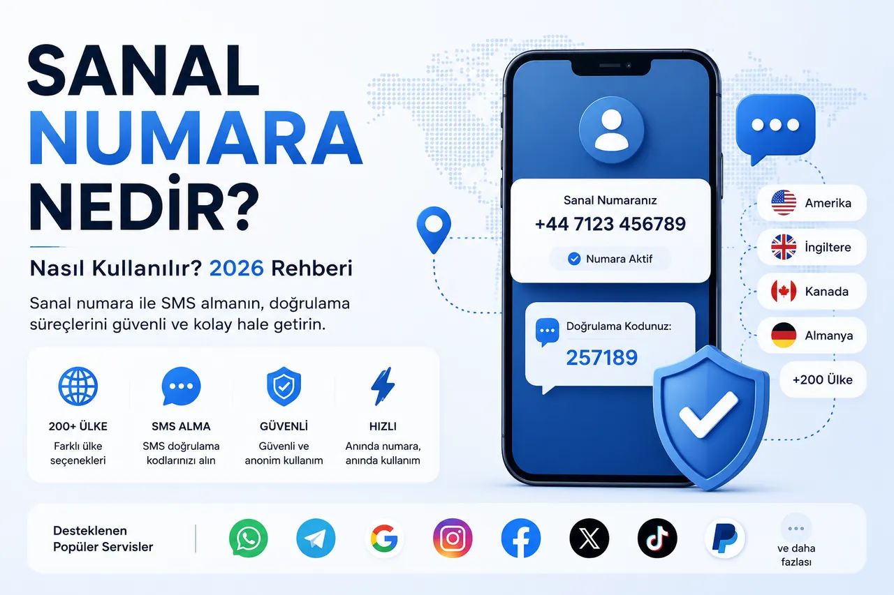 Sanal Numara Nedir? Nasıl Kullanılır? 2026 Güncel Rehber